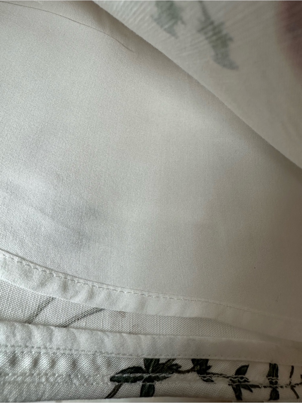 SANCIA Sastria Linen Blend Floral Shorts Size M High Rise White Lined - Picture 7 of 12
